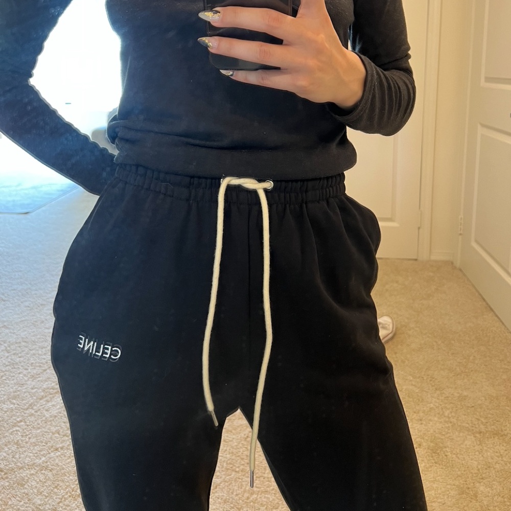 Celine Black Sweatpants